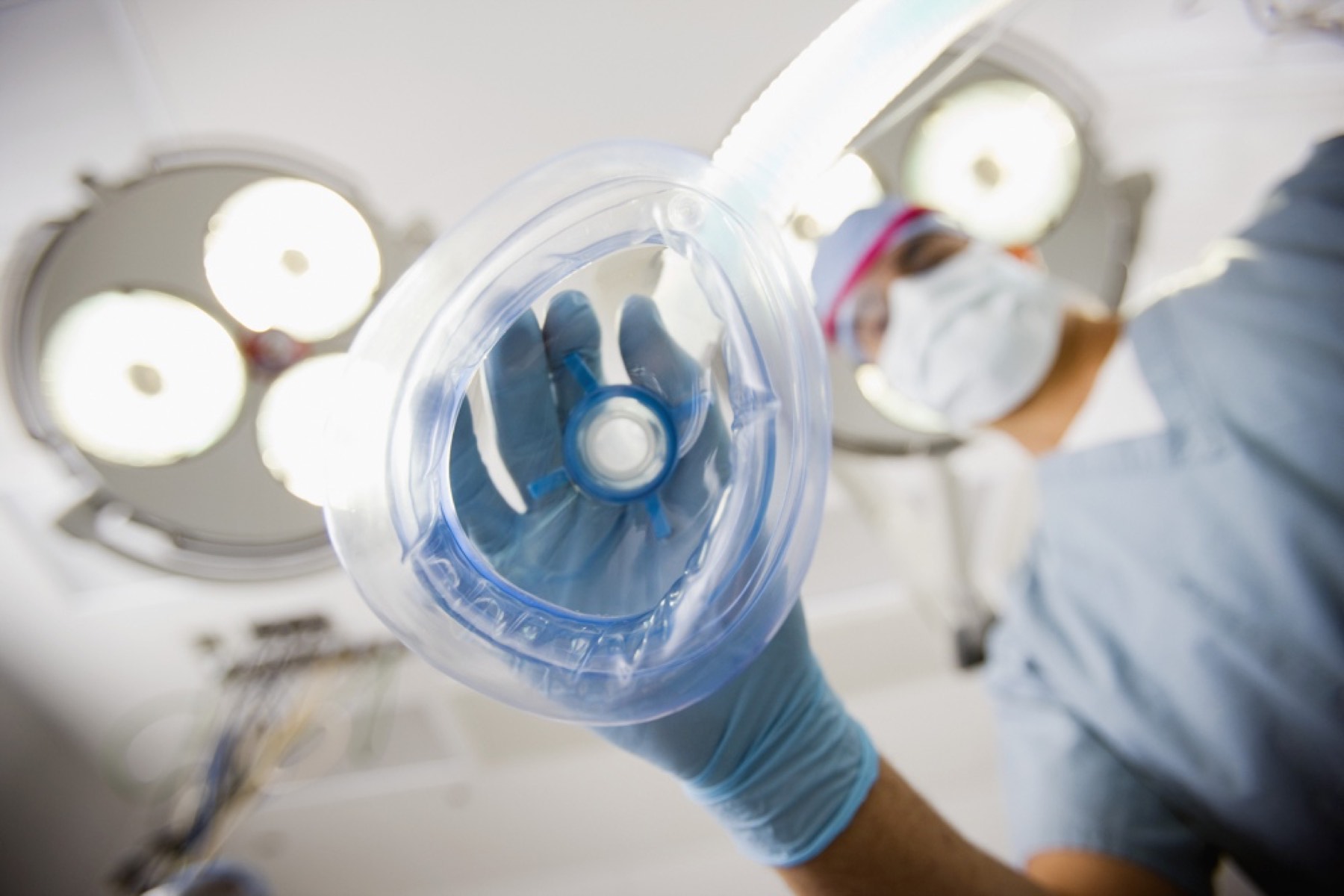 Anaesthetic equipment in theatre
